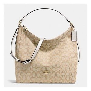 SOLD NEW Coach Outline Signature Celeste Hobo